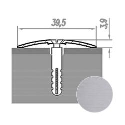 Профиль одноуровневый НОВОСЕЛ П 1.9 Алюминий 1,8 м