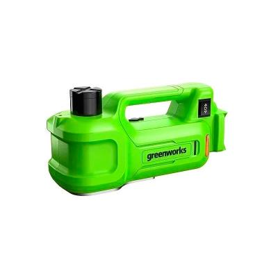 Домкрат гидравлический Greenworks G24JACK 24V (макс.грузоподъёмность 3т, макс.высота подъёма 44,5см, без АКБ и ЗУ)