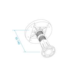 Комплект ножек RGW для поддона N-01 03230108-31