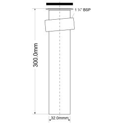 Вставка MCALPINE STALK-300-CPB