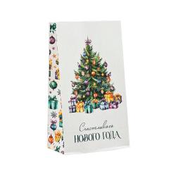 Пакет бум. 10*19,5*7см Счастливого Нового года /10364332/Дарите Счастье/