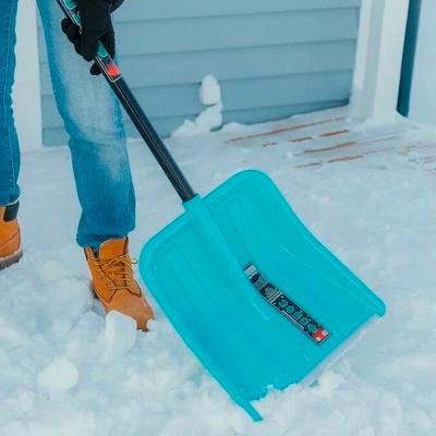 Лопата для снега ИНСТРУМ-АГРО Фобос 405*450 мм