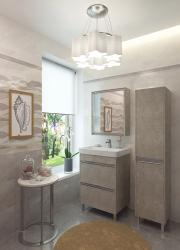 Тумба с раковиной EVA GOLD White Stone 60 