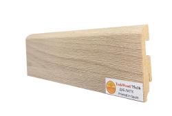 Плинтус ламинированный TECKWOOD Дуб латте покрытие ПВХ 2150*75*16 мм