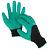 Перчатки нейлоновые с латексным покрытием