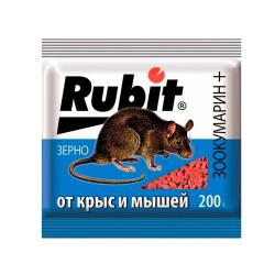 Средство от грызунов РОСТИ Rubit зоокумарин 200 г