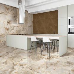 Плитка базовая ARCADIA CERAMICA Invisible onyx Бежевый 60*60 см