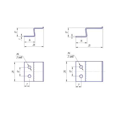 Крепление для москитной сетки ЗСФ Крепление для москитной сетки ЗСФ