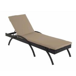 Шезлонг GARDEN STORY Риччи Коричневый 196*66*43 см
