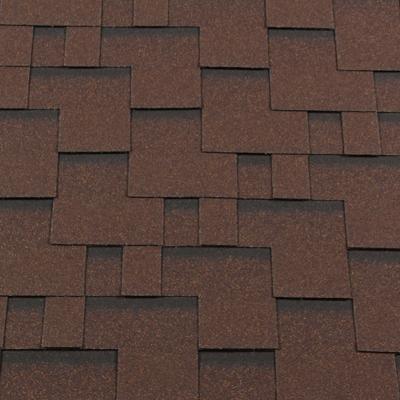 Гибкая черепица ROOFSHIELD Classic Модерн Коричневый с оттенением