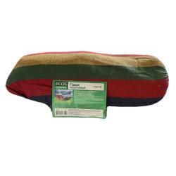 Гамак тканевый  двухместный с перекладиной 200*160см