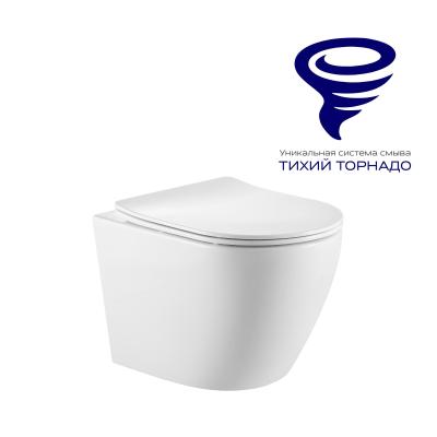 Унитаз подвесной PRATO Bianco PR-2381A