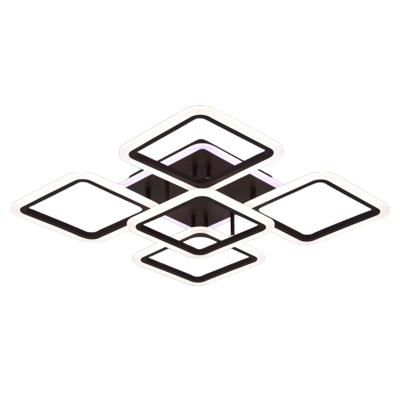 Люстра ЛАЙТ СФЕРА 3012/4+1 BK+RGB Черный