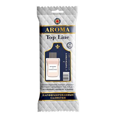 Салфетки влажные AROMA TOP LINE универсальные парфюмированные Dolce&gabbana l imperatrice