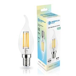Лампа LED AMBRELLA Filament 15W/E14/4000К свеча на ветру 351524