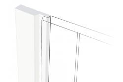 Молдинг HIWOOD 42*12*2700 мм LF124A GR3