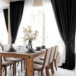 Штора НОРДТЕКС Волшебная ночь Графит 330*270 см