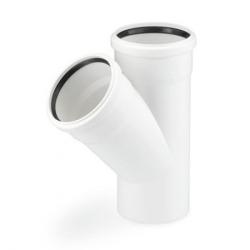 Тройник канализационный SINIKON Comfort 110 мм 45°