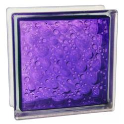 Стеклоблок основной GLASS BLOCK Савона окрашенный внутри аметист