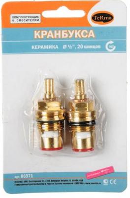 Кран-букса керамическая TERMA комплект 2 шт 06971