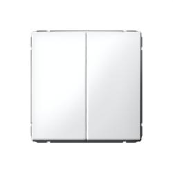 Механизм выключателя SYSTEME ELECTRIC Art Gallery 2 клавиши белый GAL000151