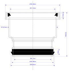 Муфта MCALPINE MRDC1A-GR-FLR