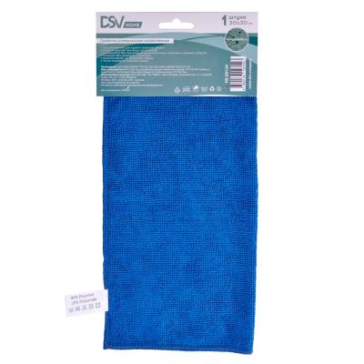 Салфетка микрофибра 30*30см, 1шт  /DSV/