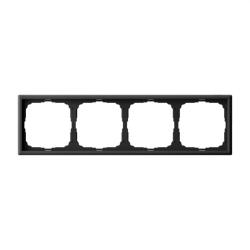 Рамка SYSTEME ELECTRIC Art Gallery 4 поста карбон GAL001004