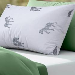 Подушка классическая ЛЕН ОТ ВАСИЛИСЫ The Дом Бамбук Белый 50*70 см