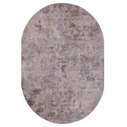 Ковер ARMINA 03851С GREY/BROWN  овал размер 2,0 х 2,9м
