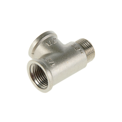 Тройник латунный переходной 1/2" ВР-ВР-НР