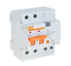 Автоматический выключатель дифференциального тока TDM АД12 2P 40 A 30 мA