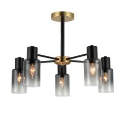 Люстра ЛАЙТ СФЕРА 85717/5 Copper+black Медь, черный