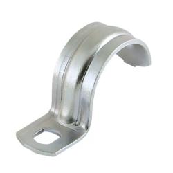 Скоба однолапковая серый 20 мм