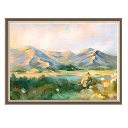 (АКЦИЯ) Картина Холмистая долина классич. 80*120см /рама 5/56-982T