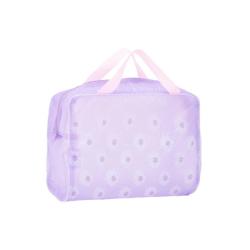 Косметичка на молнии 22см, сиреневый