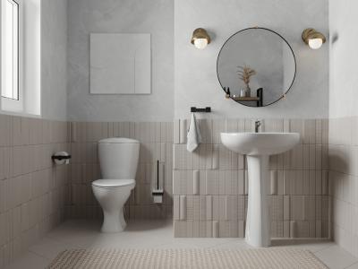 Унитаз-компакт SANTERI Версия Комфорт 1P4033S0000BF 