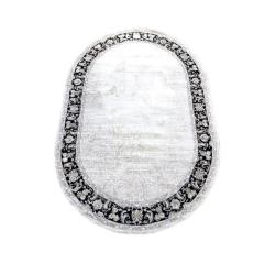 Ковер ОРИЕНТАЛЬ 4320A - DARK GREY - VIZON овал размер 1,6*2,3 м