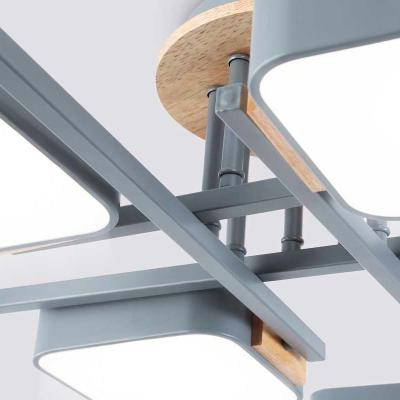 Люстра AMBRELLA Comfort FL4889/8 GR/WD Серый