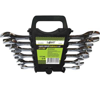 Набор ключей рожковых ПОЛИТЕХ 6-17 мм 2731502