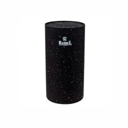 Подставка д/ножей 22,5см черн. /RASHEL/