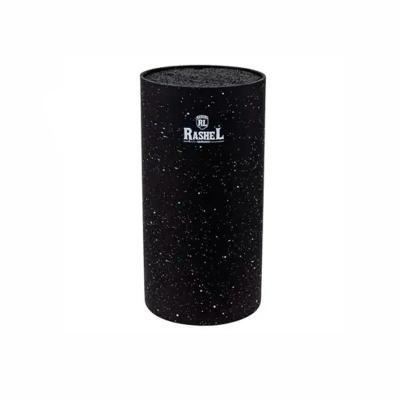 Подставка д/ножей 22,5см черн. /RASHEL/