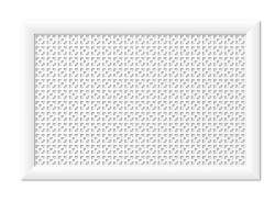 Экран для радиатора МДФ СТИЛЬНЫЙ ДОМ Дамаско Белый 900*600*4 мм