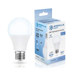 Лампа LED AMBRELLA A60 10W/Е27/6400K груша 601006