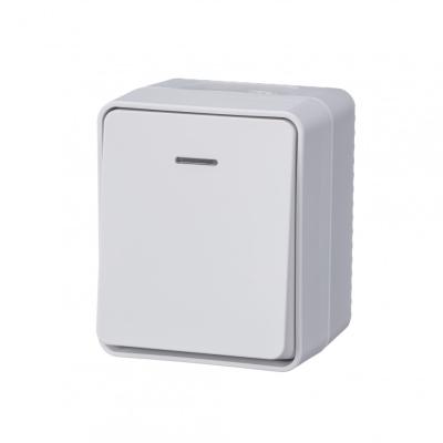 Выключатель SYSTEME ELECTRIC Atlas design Profi54 1 клавиша белый ATN540113