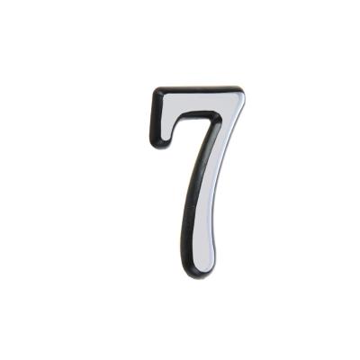 Цифра 7 АЛЛЮР хром 31*50 мм  Цифра 7 АЛЛЮР хром 31*50 мм