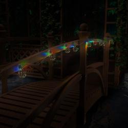 Гирлянда Нить GAUSS Solar 2 режима мультиколор 3,8 м