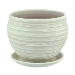 Горшок керамический САДЫ АУРИКИ Модерн Капучино 1,3 л