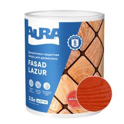 Лазурь декоративно-защитная AURA Fasad Lazur Махагон 2,5 л