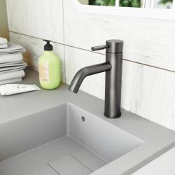 Смеситель для умывальника RUSH Melos SUS1101-11Grey